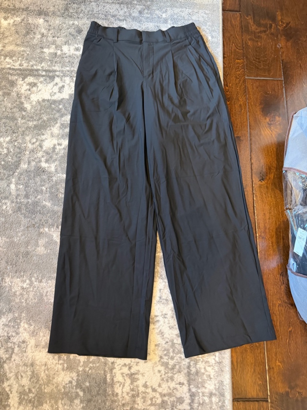 Old Navy SleekTech Wide Leg Black Pants